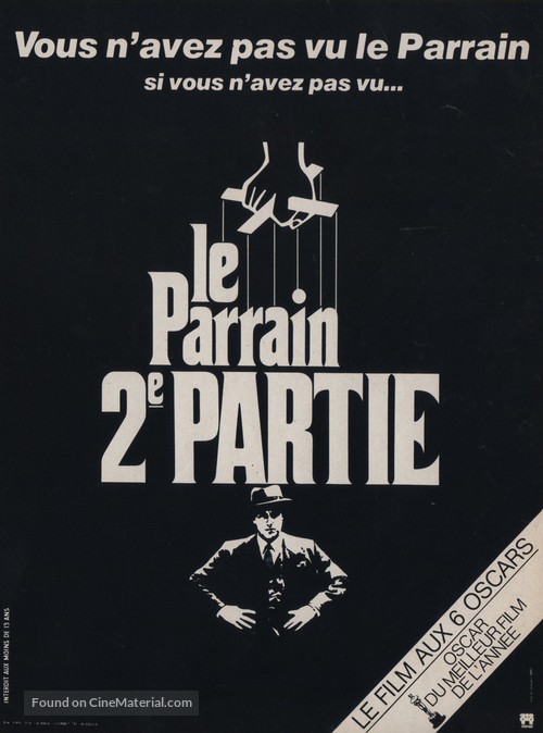 The Godfather: Part II - French Movie Poster