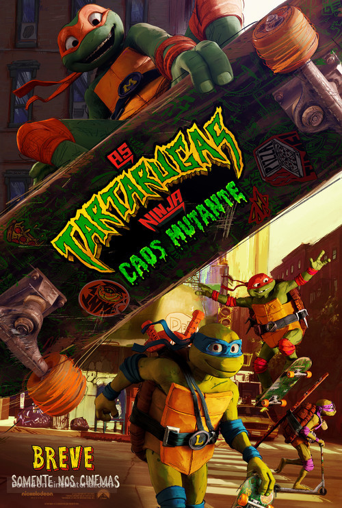 Teenage Mutant Ninja Turtles: Mutant Mayhem - Brazilian Movie Poster