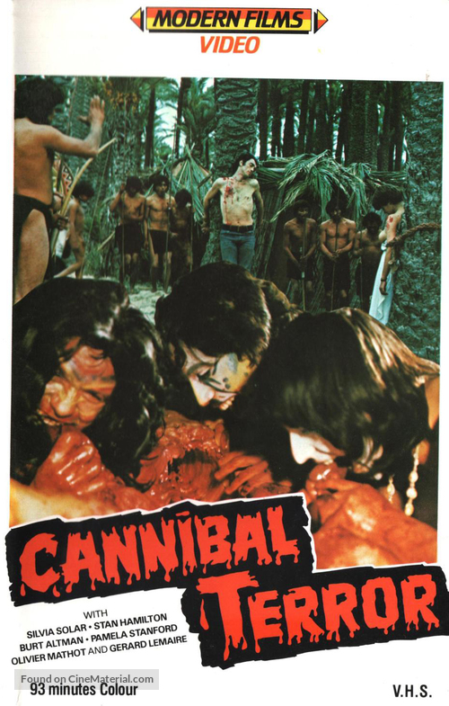 Terreur cannibale - Finnish Movie Cover