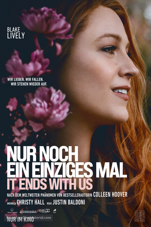 It Ends with Us - German Movie Poster