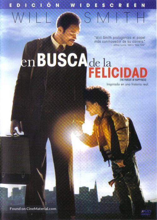 The Pursuit of Happyness - Spanish Movie Cover