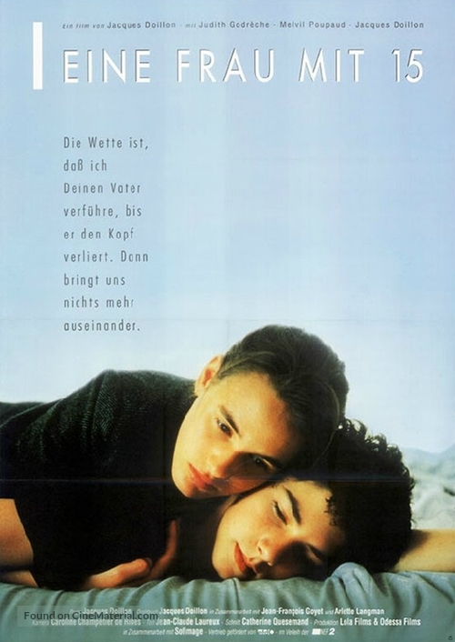 La fille de 15 ans - German Movie Poster