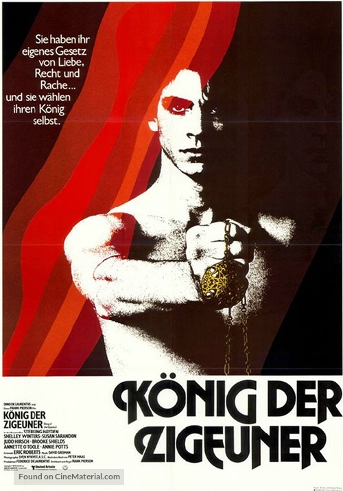 King of the Gypsies - German Movie Poster