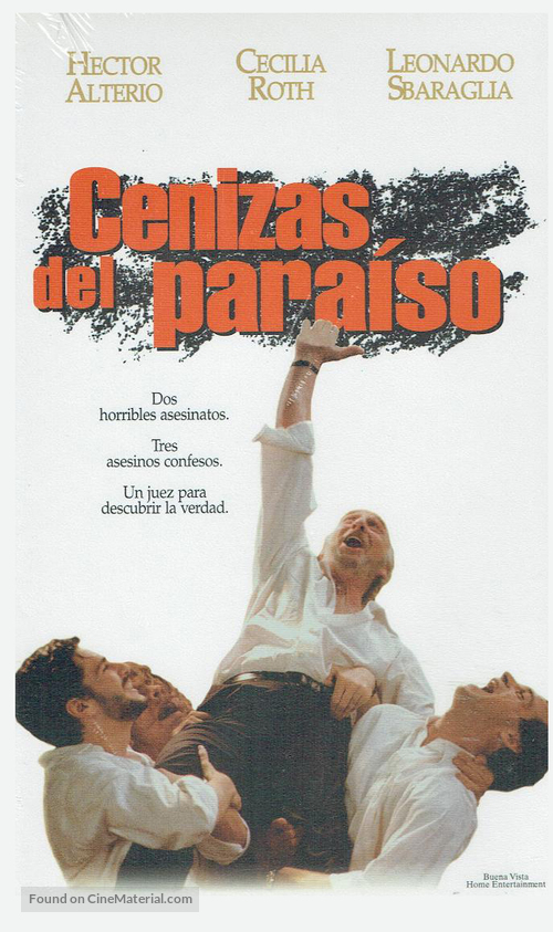 Cenizas del para&iacute;so - Spanish Movie Poster