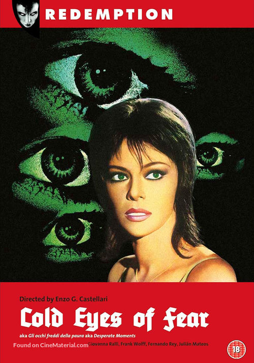 Gli occhi freddi della paura - British DVD movie cover