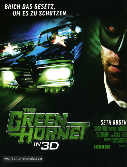 The Green Hornet - German Movie Poster