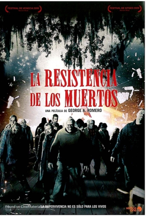 Survival of the Dead - Spanish DVD movie cover
