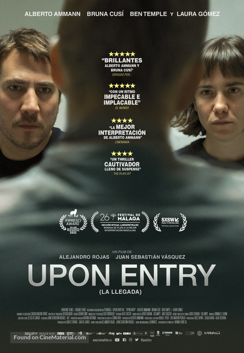 Upon Entry - Spanish Movie Poster