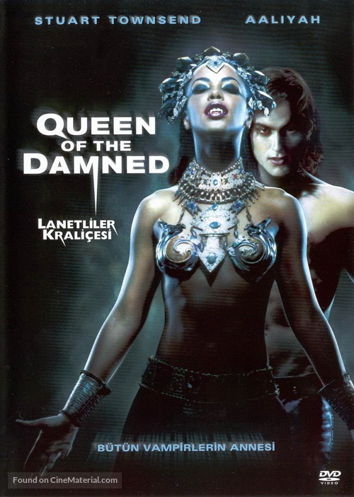 Queen Of The Damned - Turkish DVD movie cover