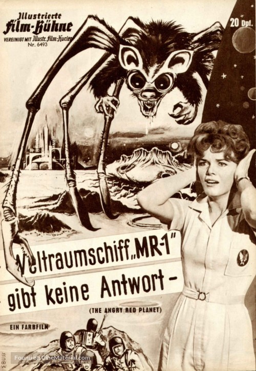 The Angry Red Planet - German poster