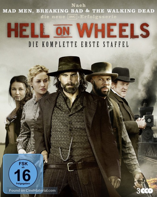 &quot;Hell on Wheels&quot; - German Blu-Ray movie cover