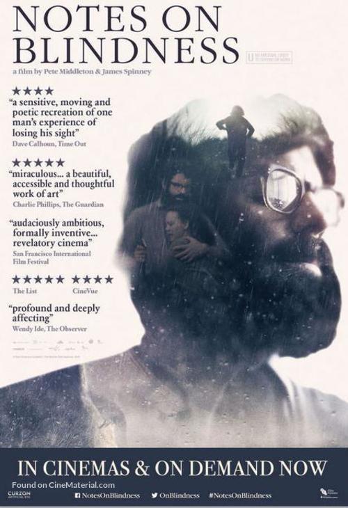 Notes on Blindness - British Movie Poster
