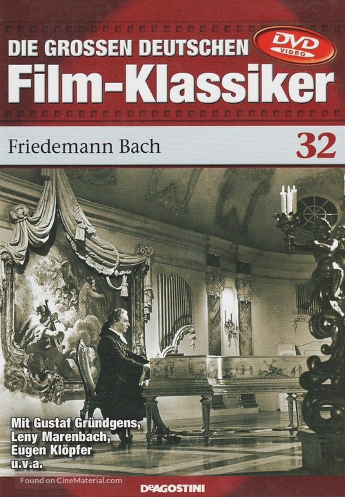 Friedemann Bach - German DVD movie cover