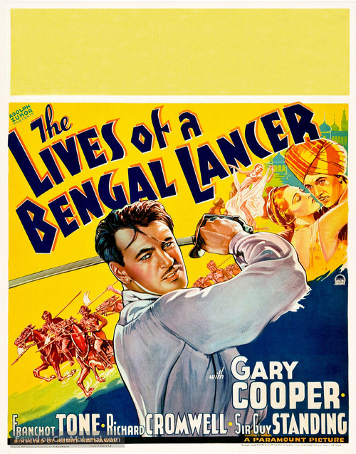 The Lives of a Bengal Lancer - Movie Poster