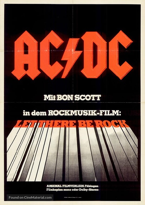 AC/DC: Let There Be Rock - German Movie Poster
