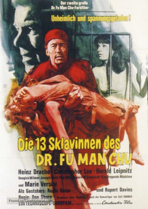 The Brides of Fu Manchu - German Movie Poster
