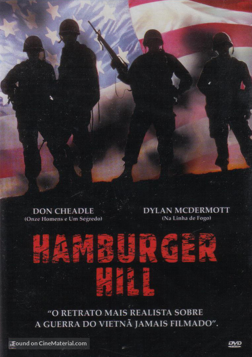 Hamburger Hill - Brazilian DVD movie cover