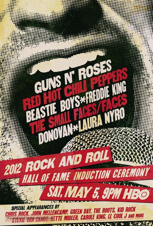The 2012 Rock and Roll Hall of Fame Induction Ceremony - Movie Poster