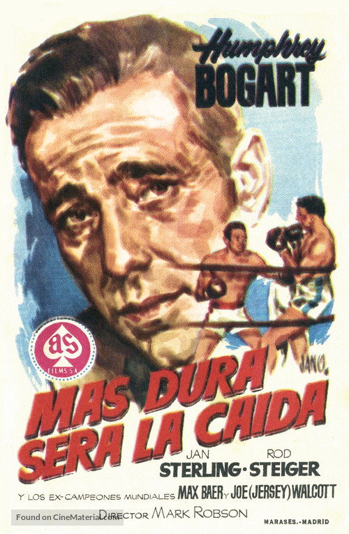 The Harder They Fall - Spanish Movie Poster