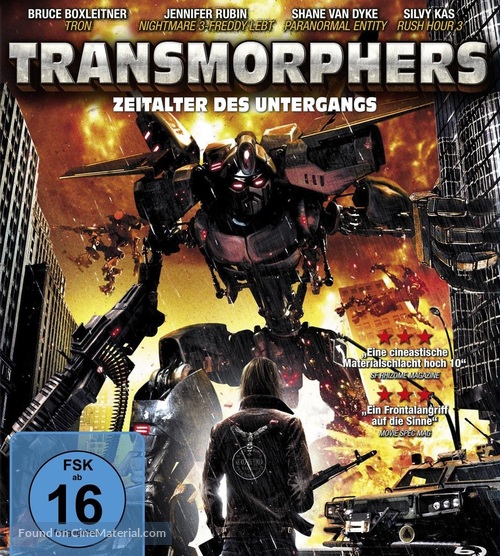 Transmorphers: Fall of Man - German Movie Cover