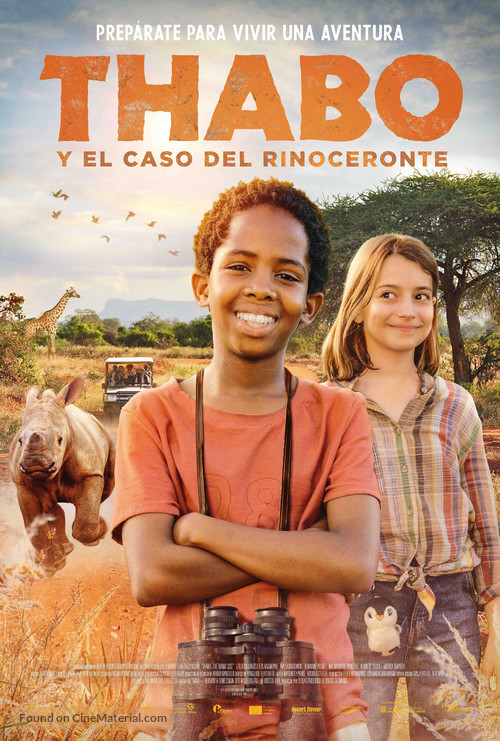 Thabo - The Rhino Adventure - Spanish Movie Poster