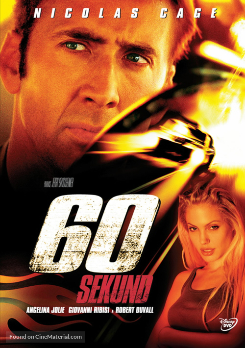 Gone In 60 Seconds - Czech DVD movie cover
