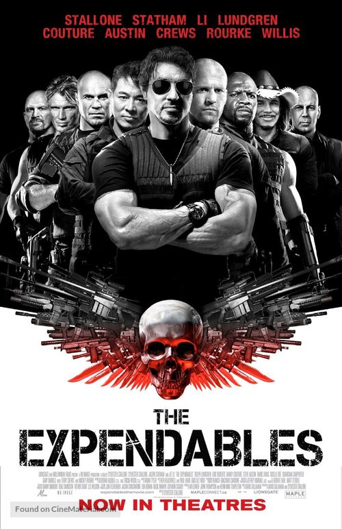 The Expendables - Canadian Movie Poster