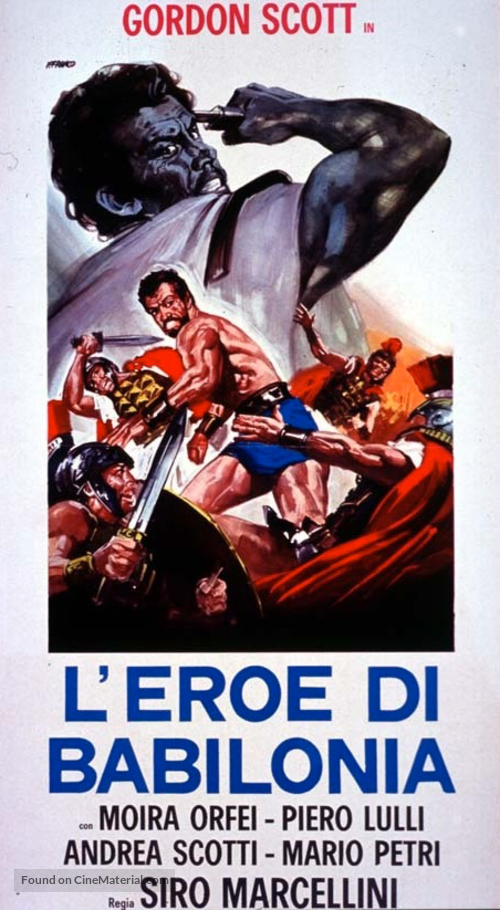 Eroe di Babilonia, L&#039; - Italian Movie Poster