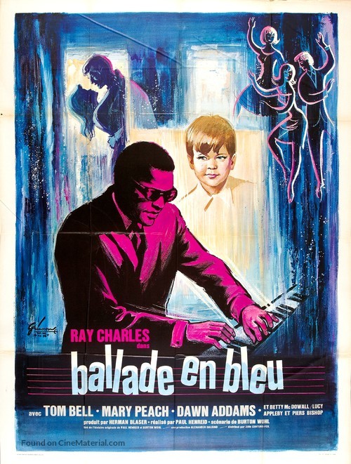 Ballad in Blue - French Movie Poster