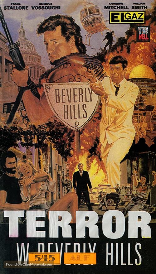 Terror in Beverly Hills - Polish Movie Cover