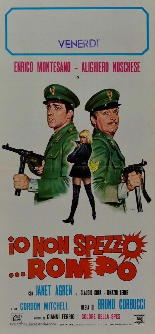 Io non spezzo... rompo - Italian Movie Poster