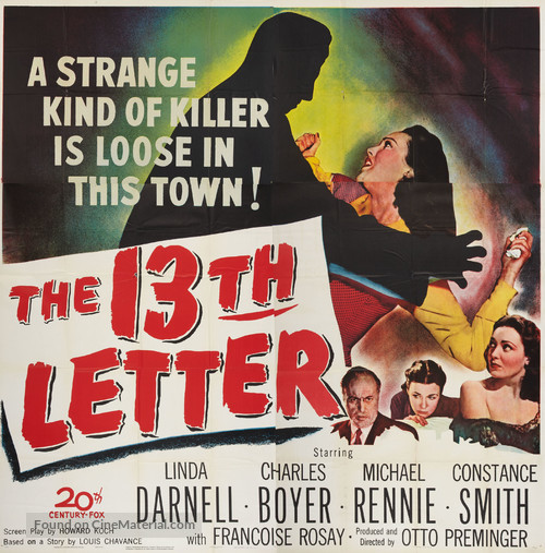 The 13th Letter - Movie Poster