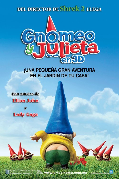 Gnomeo &amp; Juliet - Mexican Movie Poster