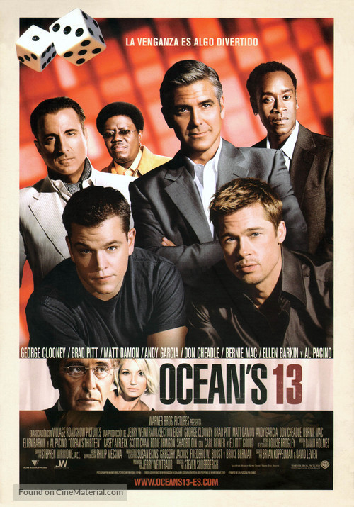 Ocean&#039;s Thirteen - Spanish Movie Poster