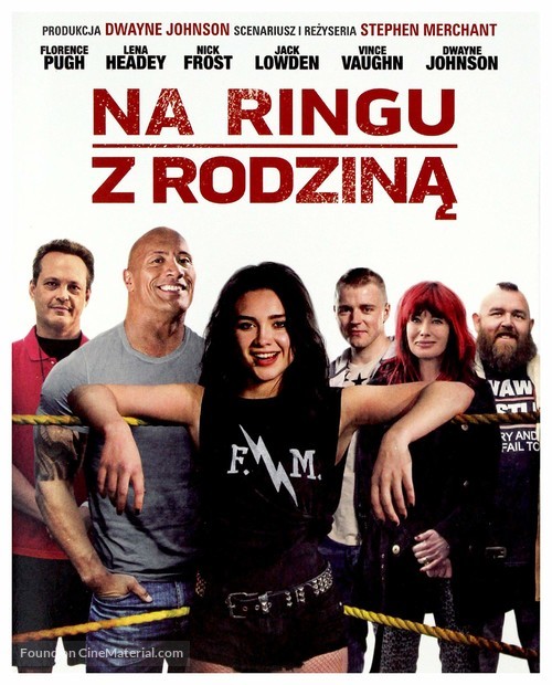 Fighting with My Family - Polish Blu-Ray movie cover
