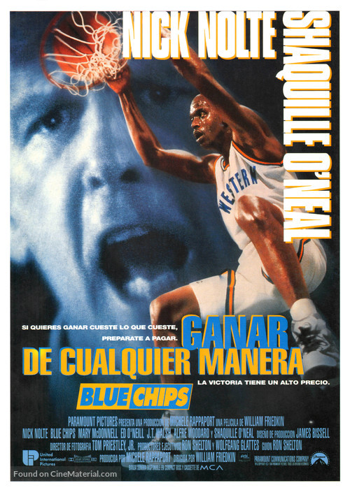 Blue Chips - Spanish Movie Poster