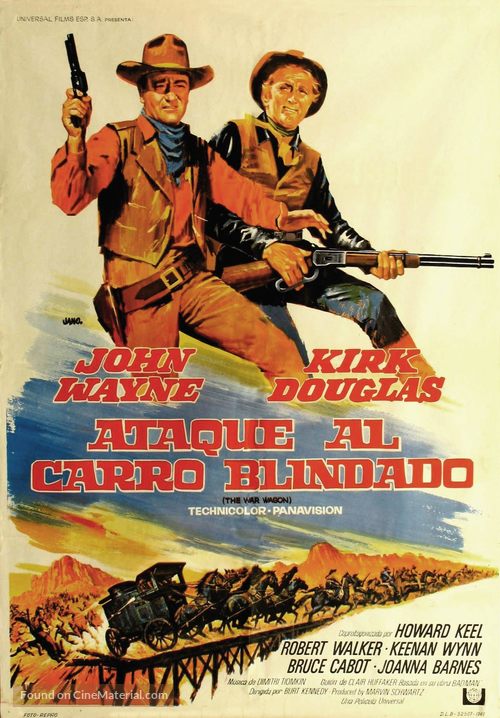 The War Wagon - Spanish Theatrical movie poster