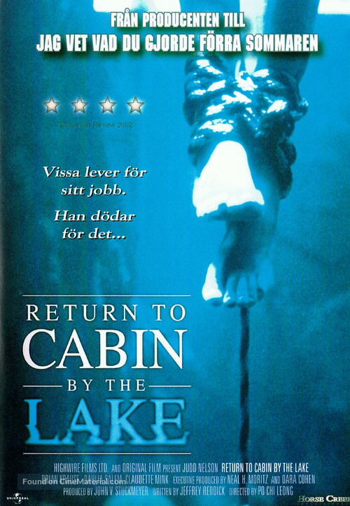 Return to Cabin by the Lake - Swedish DVD movie cover
