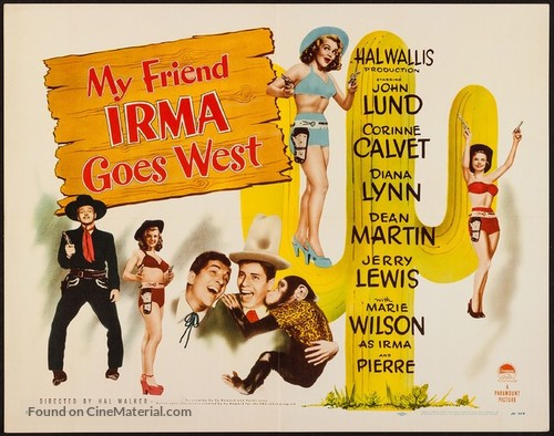 My Friend Irma Goes West - Movie Poster