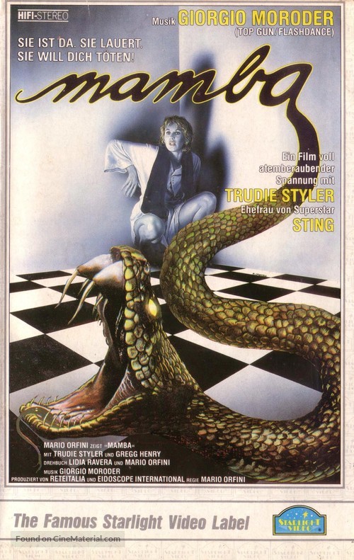 Mamba - German VHS movie cover
