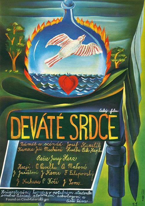 Dev&aacute;t&eacute; srdce - Czech Movie Poster