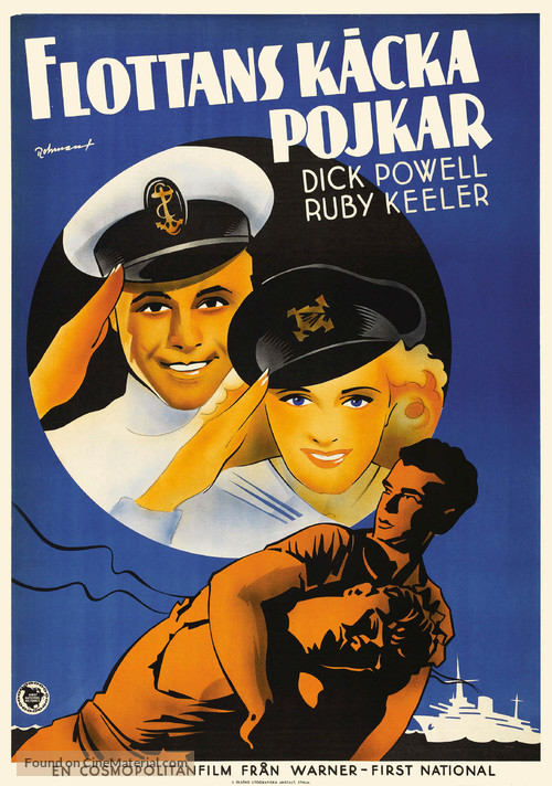 Shipmates Forever - Swedish Movie Poster