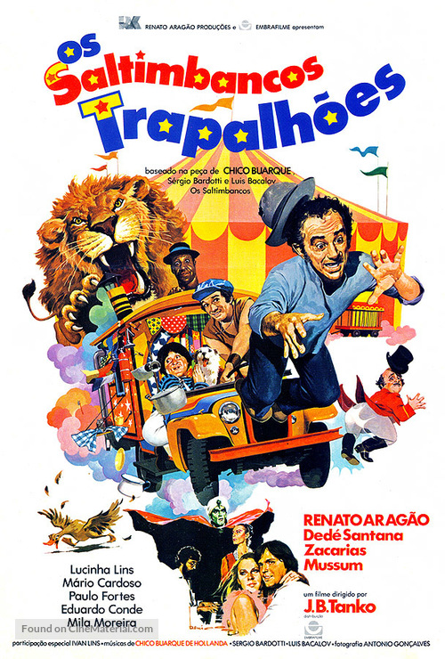 Os saltimbancos Trapalh&otilde;es - Brazilian Movie Poster