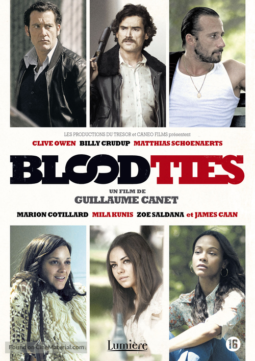 Blood Ties - Belgian DVD movie cover