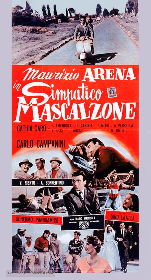 Simpatico mascalzone - Italian Movie Poster