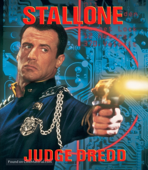 Judge Dredd - German Blu-Ray movie cover