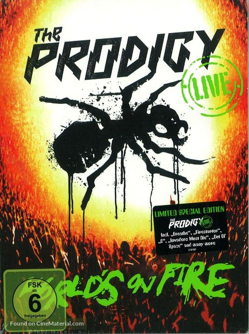 The Prodigy: World&#039;s on Fire - German DVD movie cover