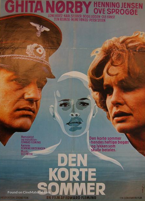 Den korte sommer - Danish Movie Poster