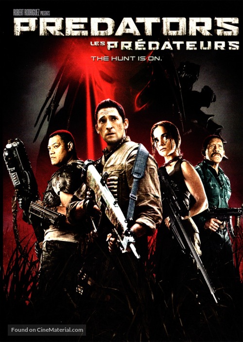 Predators - Canadian DVD movie cover