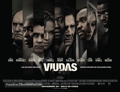 Widows - Mexican Movie Poster
